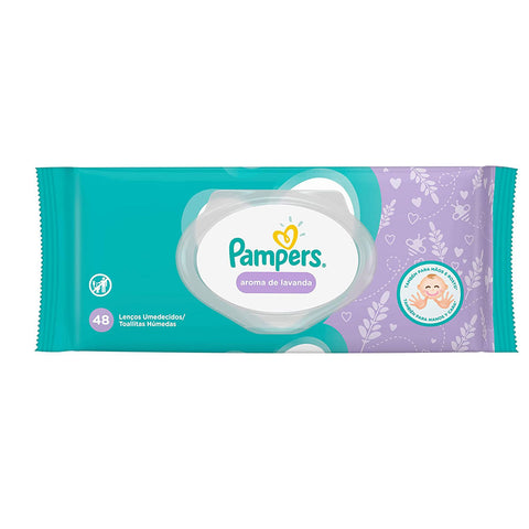 LENCO UMEDECIDO PAMPERS LAVANDA C/48