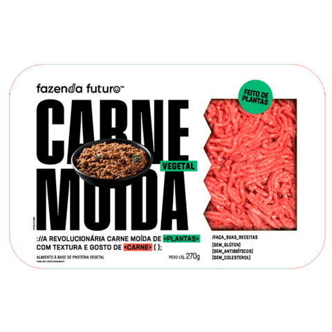 CARNE MOIDA FAZENDA FUTURO VEGETAL 270G