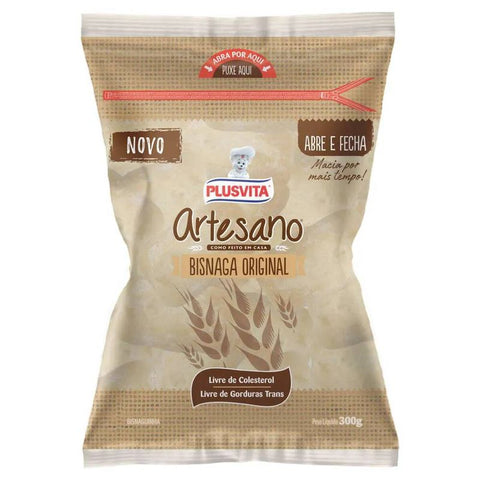 PAO PLUS VITA BISNAGA ARTESANO 300G ORIGINAL