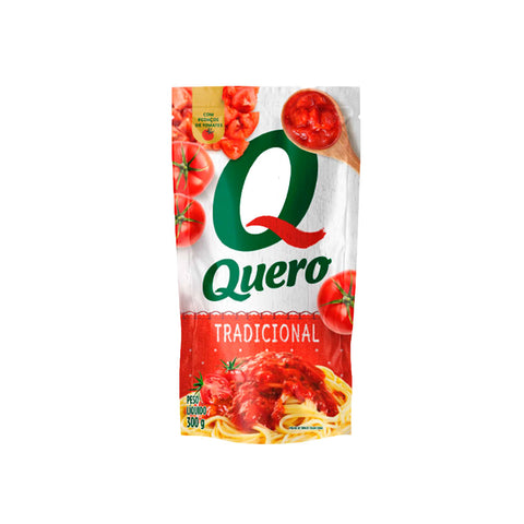 MOLHO TOMATE QUERO TRADICIONAL SACHE 300g