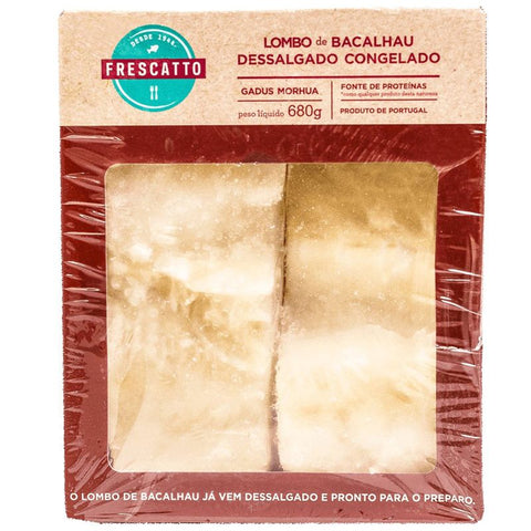 LOMBO BACALHAU MORHUA FRESCATTO 680g