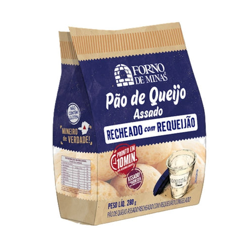 PAO DE QUEIJO FORNO DE MINAS ASSADO REQUEIJAO 280g