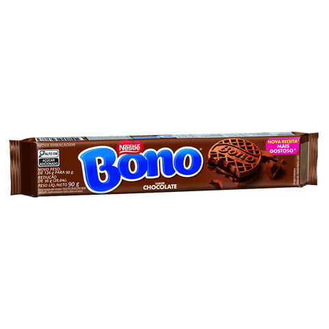 BISCOITO NESTLE BONO RECH CHOCOLATE 90g