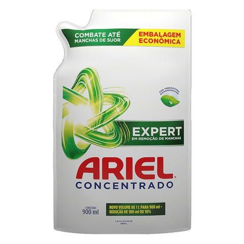 LAVA ROUPAS LIQUIDO ARIEL CONCENTRADO EXPERT SH 900ml