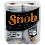 PAPEL TOALHA SNOB DECORADA C/2 120 FOLHAS