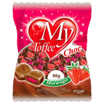 BALA MY TOFFEE CHOCOLATE RECH MORANGO 90g