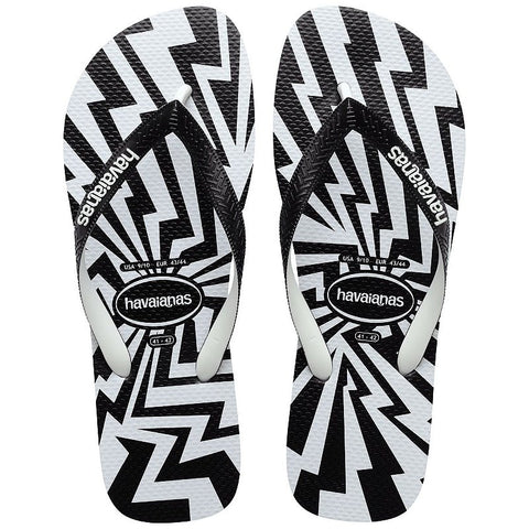 HAVAIANAS TOP CRASH MIX PRETO/BRANCO 41/42