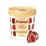 CHOCOLATE C/FRAMBOESA FRANUI 150G AO LEITE