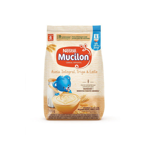 MUCILON NESTLE AVEIA TRIGO LEITE 180g