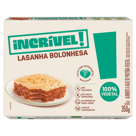 LASANHA INCRIVEL BOLONHESA 350g