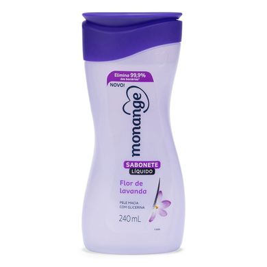 SABONETE LIQUIDO MONANGE FLOR LAVANDA 240ml