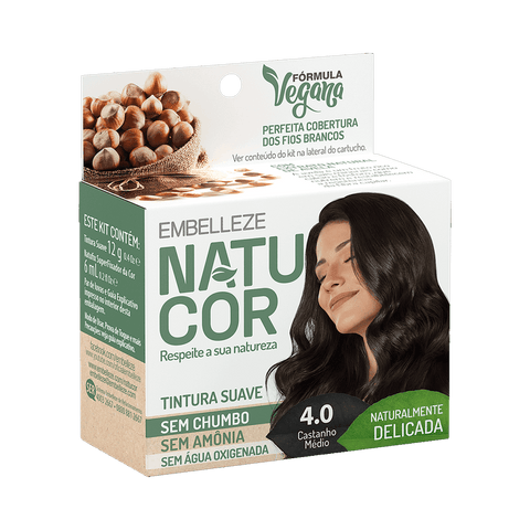 TINTA NATUCOR 4.0 CASTANHO MEDIO