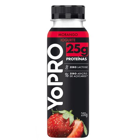IOGURTE DANONE YOPRO 25g MORANGO 250g