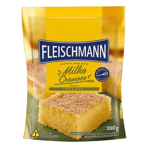 MISTURA DE BOLO FLEISCHMANN MILHO 390g