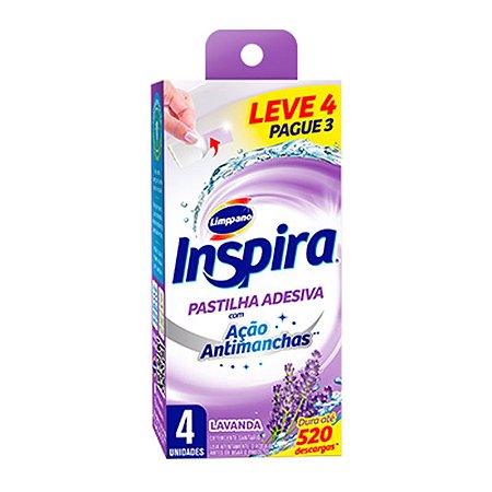 PASTILHA ADESIVA INSPIRA LAVANDA L4P3