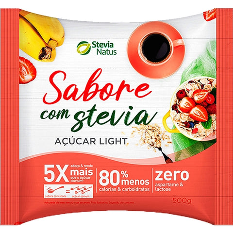 ACUCAR STEVIA NATUS SABORE LIGHT C/STEVIA 500g