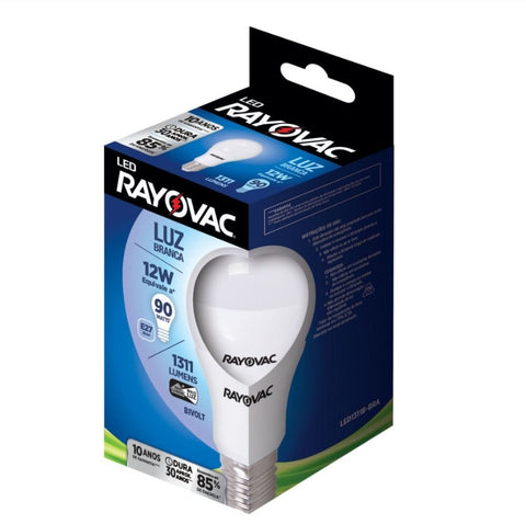 LAMPADA RAYOVAC LED 12W BIVOLT LUZ BRANCA