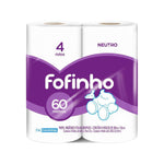 PAPEL HIGIENICO FOFINHO BEBE 60M C/4