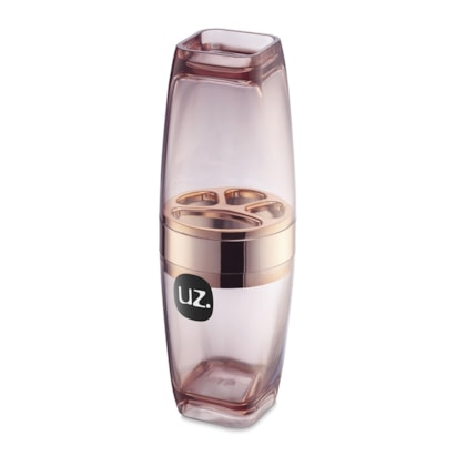 PORTA ESCOVA UZ PREMIUM DOURADO ROSE