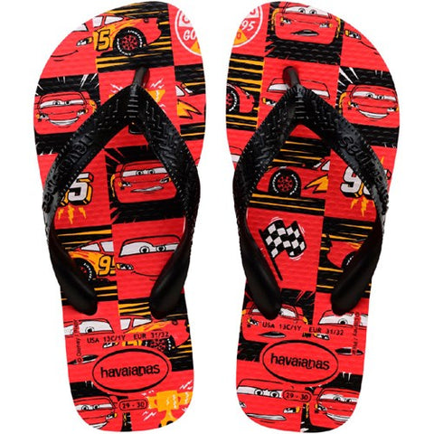 HAVAIANAS KIDS CARS VERMELHO/PRETO 31/32