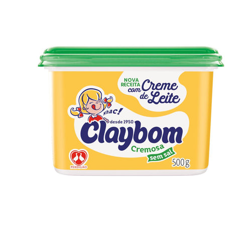 MARGARINA CLAYBOM CREM S/SAL 500g