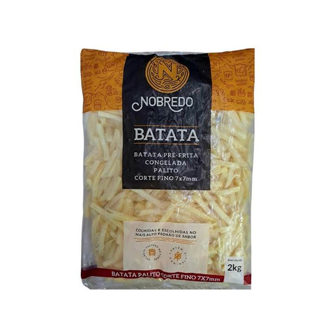 BATATA PRE FRITA NOBREDO 7MM 2KG CORTE FINO