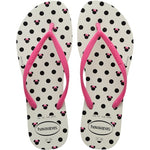 HAVAIANAS SLIM DISNEY BRANCO/ROSA FLUX 35/36