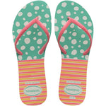 HAVAIANAS FLAT MIX BRANCO/ROSA 33/34