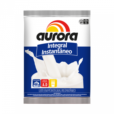 LEITE PO AURORA INTEGRAL INST 400G