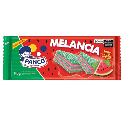 BISCOITO PANCO WAFER MELANCIA 140g