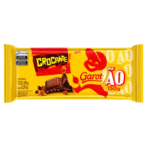 CHOCOLATE GAROTO 150G CROCANTE