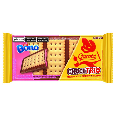 CHOCOLATE GAROTO TRIO 90G BONO