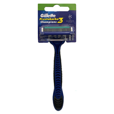 APARELHO GILLETTE PRESTOBARBA3 C/1 CHAMPIONS LEAGU