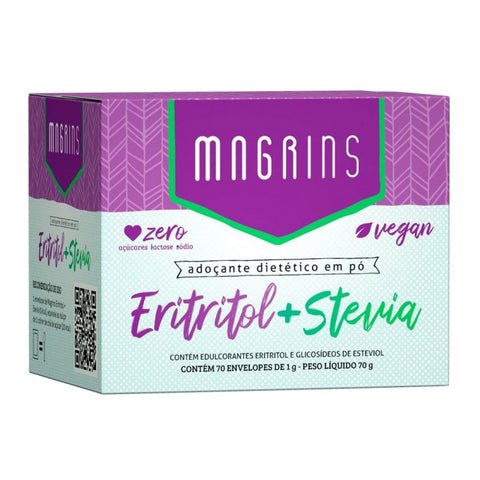 ADOCANTE MAGRINS ERITRITOL STEVIA PO C/70 70g