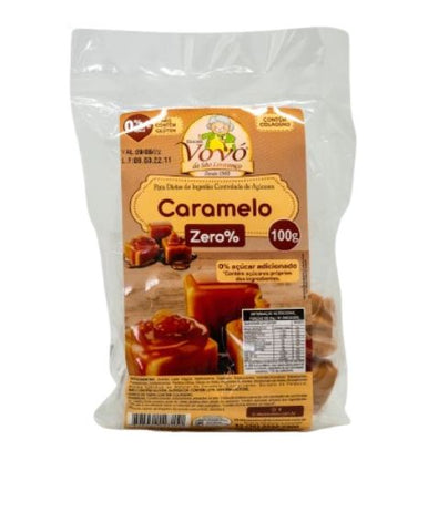 DOCES VOVO ZERO 100G CARAMELO