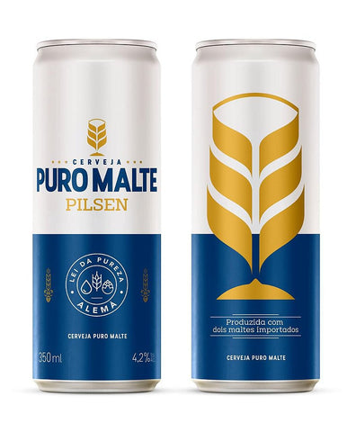 CERVEJA PURO MALTE PILSEN 350ml