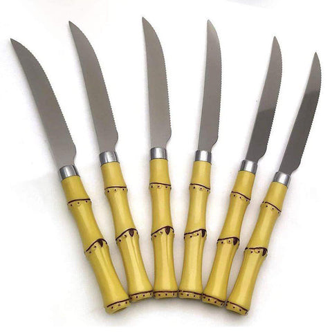 FACA MIMO STYLE CHURRASCO BAMBU ASPER C/6