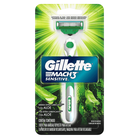 APARELHO GILLETTE MACH3 SENTIVE C/1