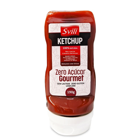 KETCHUP SVILI ZERO ACUCAR GOURMET 190g