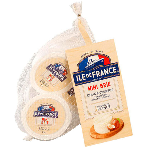 QUEIJO BRIE ILE DE FRANCE MINI 125g