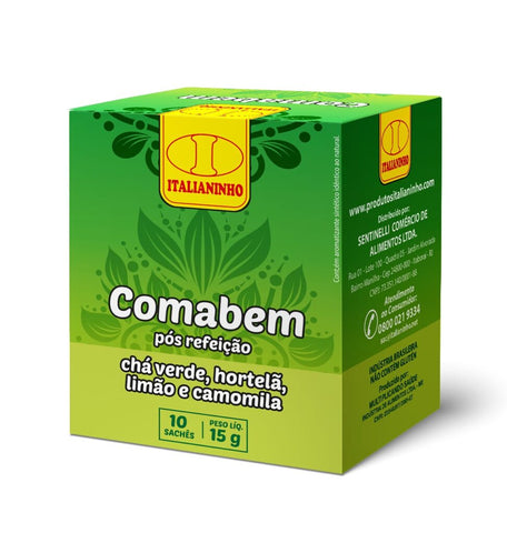 CHA ITALIANINHO VERDE COMABEM HORTELA LIMAO CAMOMILA C/10 15g