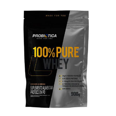 SUPLEMENTO 100% PURE WHEY REF 900G COOKIES CREAM