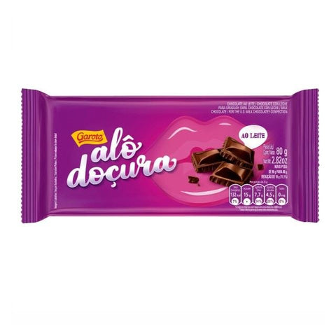 CHOCOLATE GAROTO ALO DOCURA AO LEITE 80g