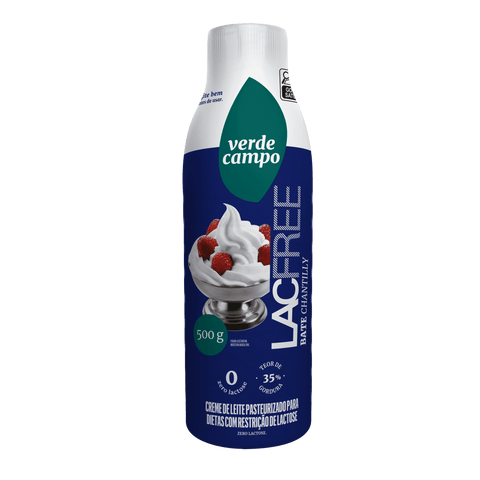 CREME LEITE VERDE CAMPO S/LACT 500G LACFREE FRESCO