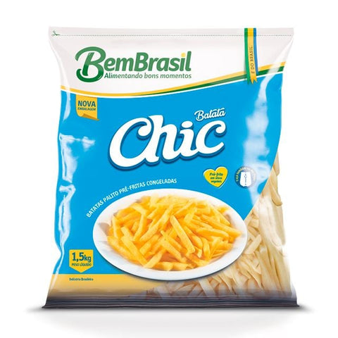BATATA PRE FRITA BEM BRASIL 9M 1,5K CHIC