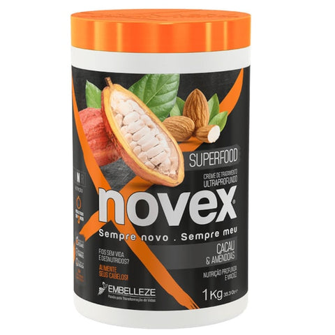 CREME DE TRATAMENTO NOVEX SUPERFOOD CACAU & AMENDOAS 1kg