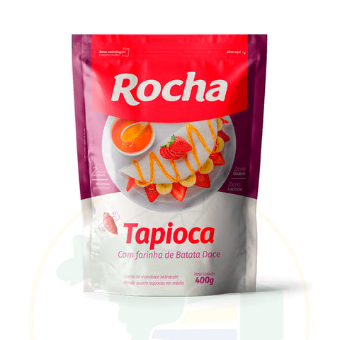 GOMA PRONTA ROCHA P/TAPIOCA 400G C/BATATA DOCE