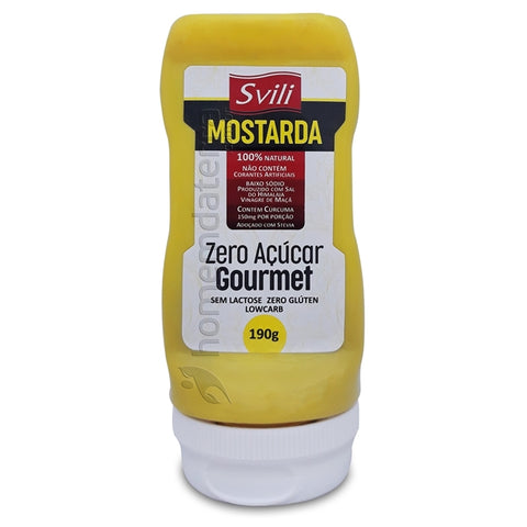 MOSTARDA SVILI ZERO ACUCAR GOURMET 190g
