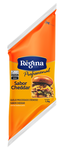QUEIJO PROCESSADO REGINA BISNAGA CREM CHEDDAR 1,8kg