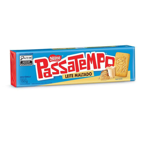 BISCOITO NESTLE PASSATEMPO LEITE MALTADO 150g
